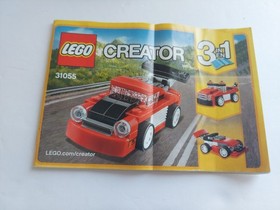 Lego Creator 3-in-1 Car 31055 Red Racer With Manual *Read 
