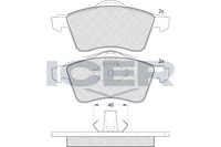 Bremsbelagsatz Vorne Ate-System FüR VW California T4 Camper 7DJ 92-00 8671019135
