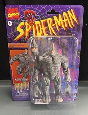 MARVEL LEGENDS SPIDERMAN RETRO CARD RHINO NEW IN BOX