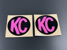 New Kc Hilites Daylighter Slimlite Light Decal Graphics Stickers Logo Cover Pink New Kc Hilites Daylighter Slimlite Light Decal Graphics Stickers Logo Cover Pink