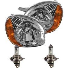 Scheinwerfer Set für Hyundai Atos Prime Bj. 07/01-03/04 H4 inkl. PHILIPS Lampen