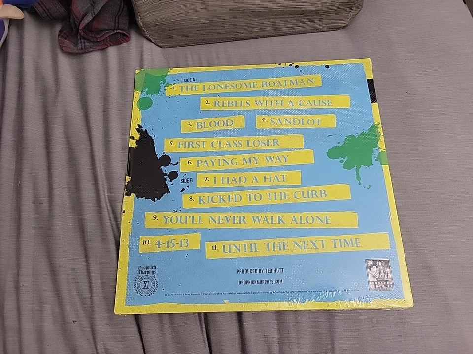 Dropkick Murphys 11 Short Stories of Pain & Glory Vinyl LP Tour Exclusive Blue - Image 2 of 3