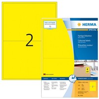 Herma Universal-Etiketten Special, 199,6 X 143,5 Mm, Gelb 1 Bis 28 Stk