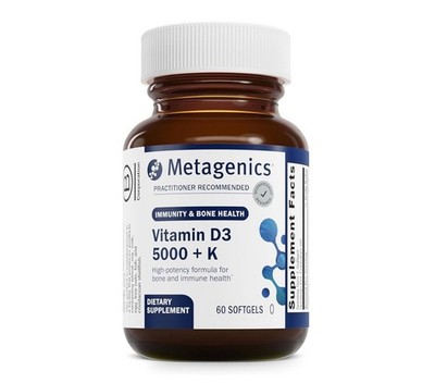 Metagenics - Vitamin D3 5000 + K (60gels)