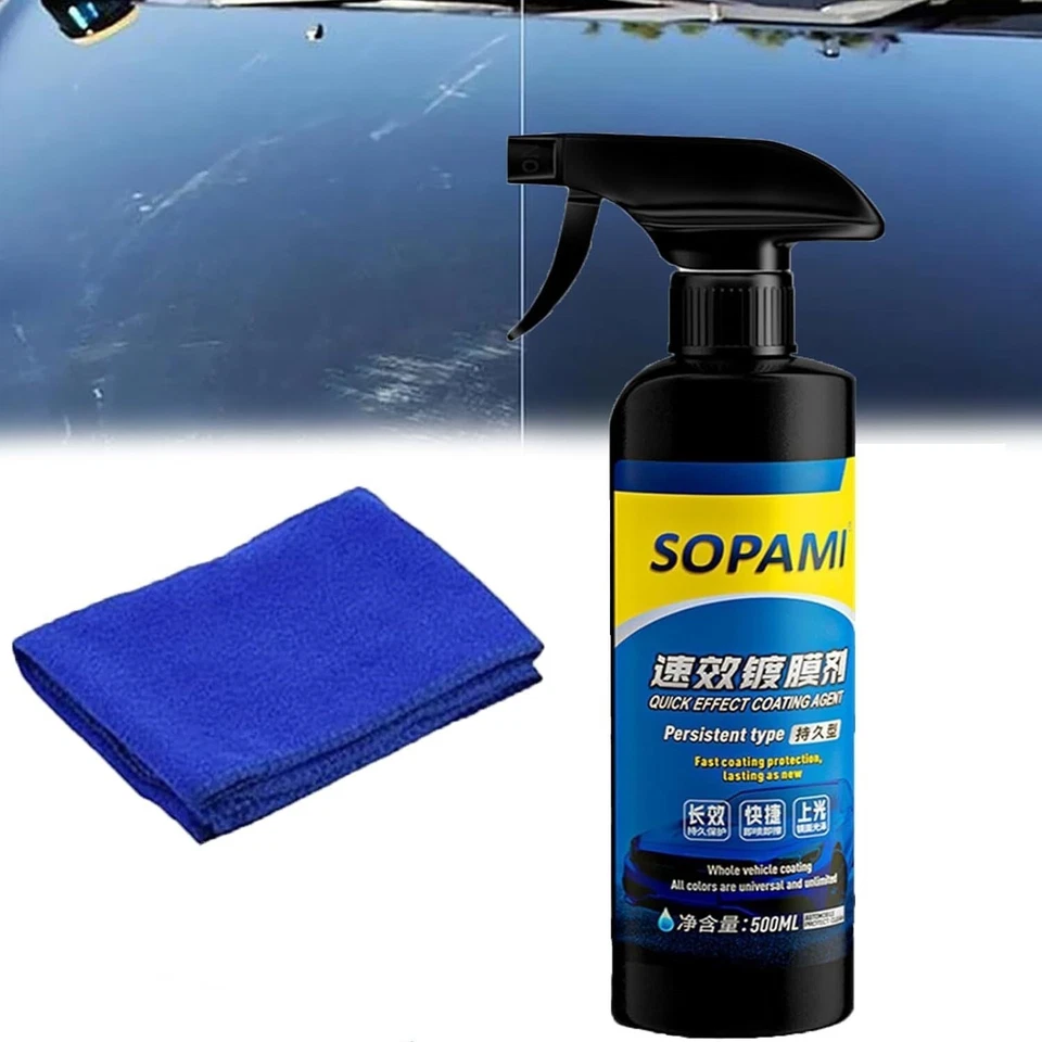 17.6 oz Sopami Car Coating Spray,Quickly Coat Car Wax Polish Spray 500ml - Bild 2 von 4
