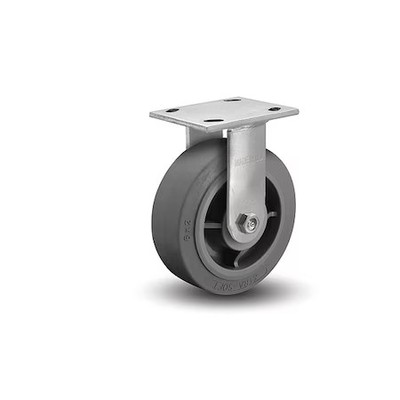 Albion 16Xs08201r 8'' X 2'' Non-Marking Rubber Soft Flat Rigid Caster, No Brake,