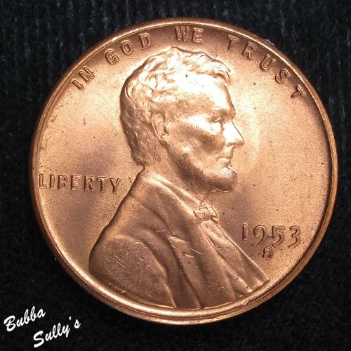1953-S Lincoln Wheat Cent — photo from another recent sale