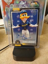 2026 Topps Series 1 Celebration #M-5 Bernie Brewer Mascot Auto Black /10 !!!