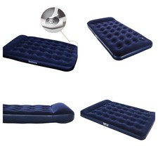 BESTWAY Air Bed Mattress with Built-in Foot Pump - Single Camping inflatable