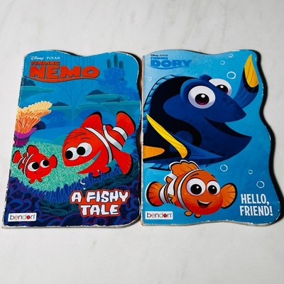 Disney Pixar Finding Dory -Finding Nemo By Bendon 2016 Children's 2 Board Books