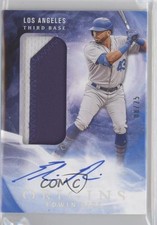 2020 Chronicles Origins Rookie Jumbo Material Blue 8/25 Edwin Rios Auto 0b2