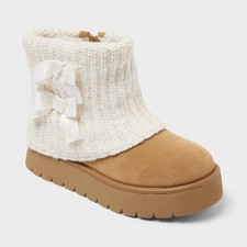 Kids' Keiko Faux Suede Style Boots - art class Tan 1