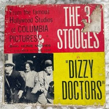 VINTAGE The Three Stooges Dizzy Doctors 8MM Film Columbia Pictures