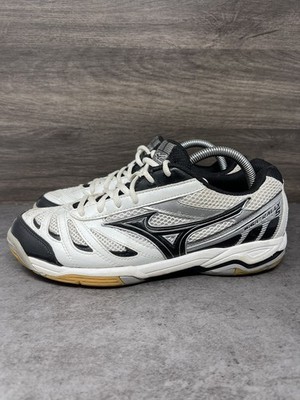 Mizuno Wave Rally 5 Shoes Womens Size 9.5 White Black Gum Running Sneakers