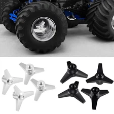 RCBATER Alu ocknut Wheel Locking Nut Anti-Loose Nuts for 1/10 Tamiya Clod Buster