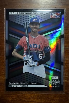2023 Panini Elite Extra Edition - Hector Perez #175 Prime Numbers C /9 (RC)