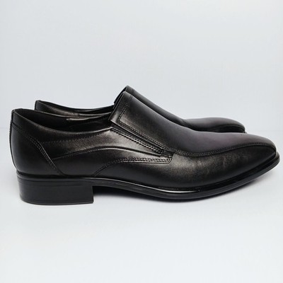 ECCO Men\'s Size 11-11.5 / 45 Black Leather Slip-On Dress Shoes Loafers NEW Amazon.com | ECCO Men main image 2