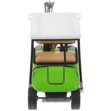  Small Golf Cart Model Decorative Golf Cart Figurine Desktop Golf Cart Model