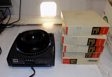 Kodak Pocket Carousel Projector 100 with 5 Trays Working Bulb Tray Wont Advance