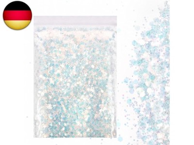 LOPHE Glitzer Gesicht, 50g Glitzerpulver Body Glitter für Haare Face Eye Nail, 