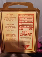 Vintage Toys R Us baby shoes 0-6weeks