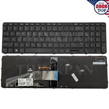 Genuine US Keyboard Backlit for HP Probook 650 G2 G3 655 G3 450 G3 841137-001