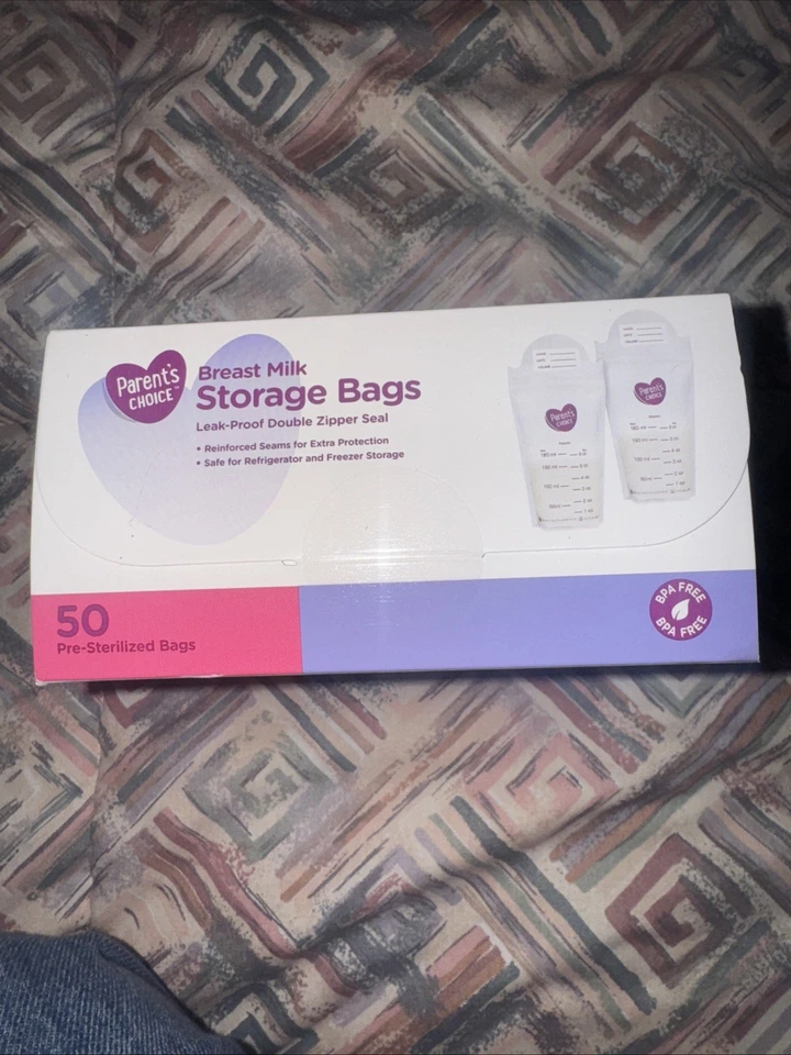 Breast Milk Storage Bags 50 count, Leak-proof, pre-sterilized - Image 3 of 4