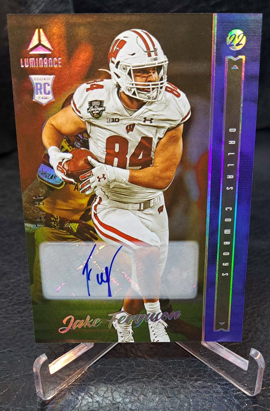 Jake Ferguson Panini Luminance #132 Autograph-Blue