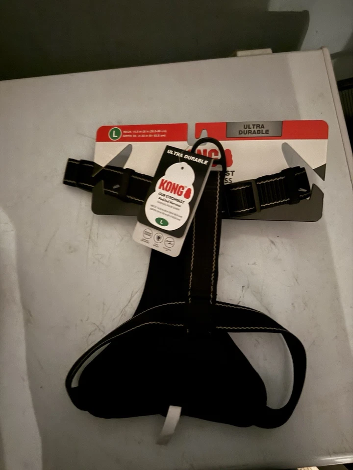 Kong Bolsa de Residuos Ultra Duradera Arnés para Perros con Mango de Control Medio Negro Foto 2 de 4