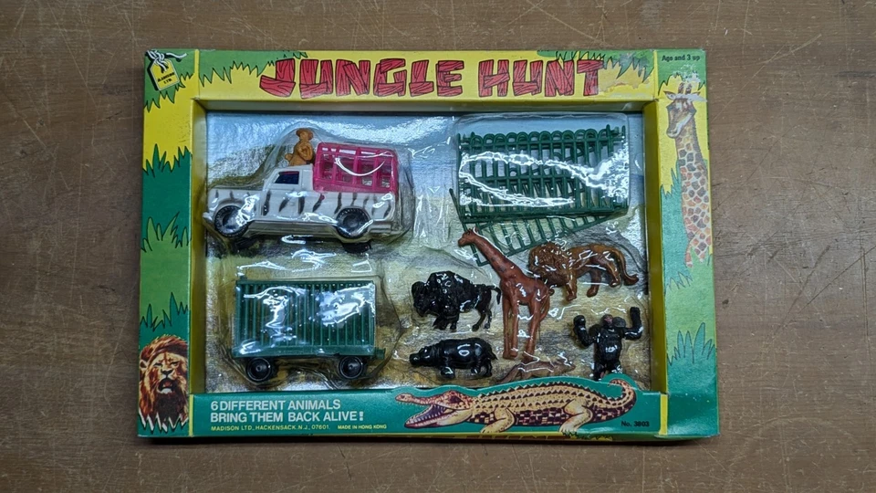 Madison Toys JUNGLE HUNT Land Rover Corgi Lions of Longleat Daktari Vintage New - Image 4 of 4