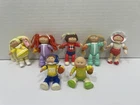 Vintage Cabbage Patch Doll Posable Figurines (Lot Of 7)