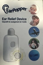 Earpopper Ear Pressure Relief Device for Flying, Elevator Rides, Swimming, 