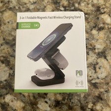 Wireless Charger 3 in 1 Wireless Charging Station Fast Wireless Charger Stand