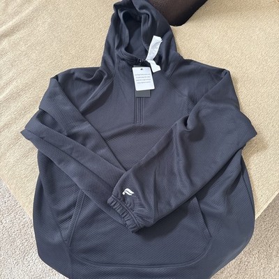 Fabletics The GridTech Quarter Zip Hoodie Black XL Men's Ja maar Chase