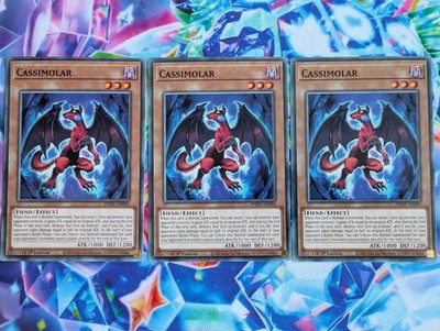 Yugioh Karten Playset 3x PHHY-EN093 Cassimolar Common Englisch Near Mint 