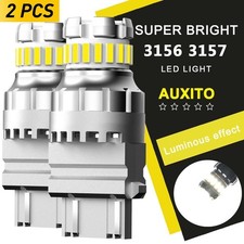 2x 3157 4114 4157 Led Drl Driving Daytime Running Light Bulbs 6500k White Bright