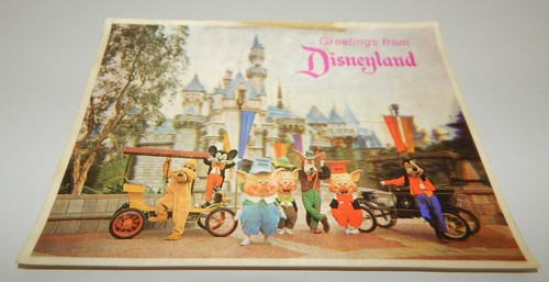 LENTICULAR 3D POSTCARD: GREETINGS FROM DISNEYLAND - MICKEY BY THE CASTLE - Picture 6 of 6