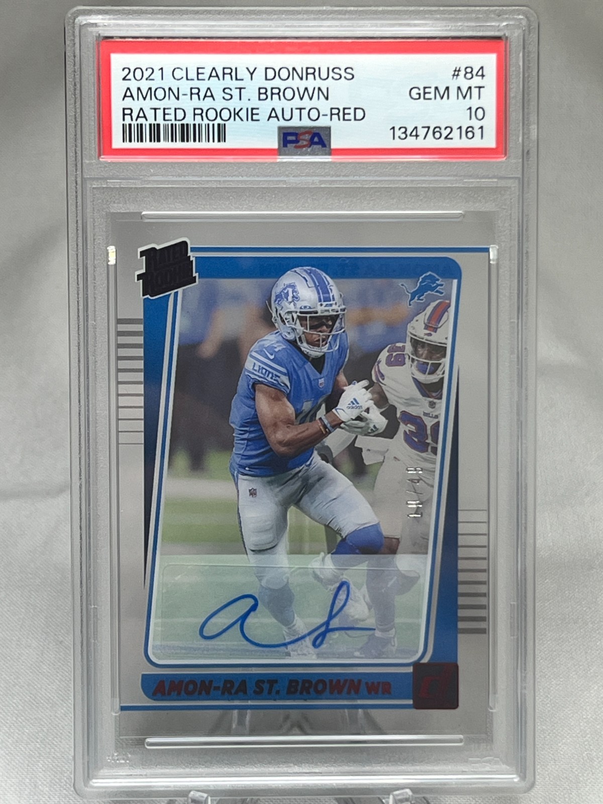 Amon-Ra St. Brown Panini Clearly Donruss #84 Base
