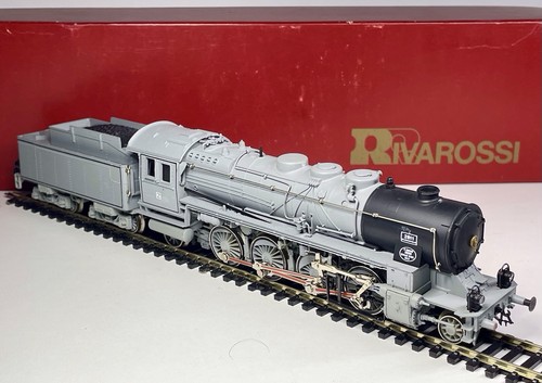Rivarossi 1087 3 Schienen AC 2-8-2 P10 Dampflok 2811 preußisch grau - Spur HO | Zustand: Used