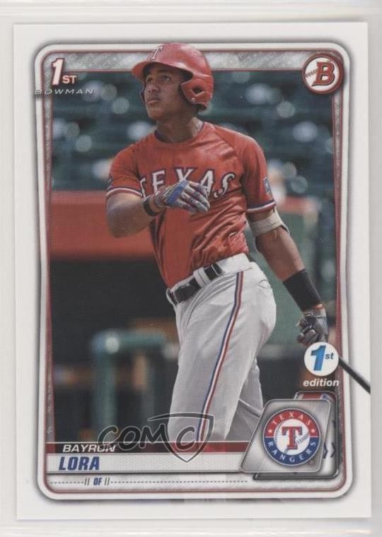 2020 Bowman 1st Edition Bayron Lora #BFE-52 uk2