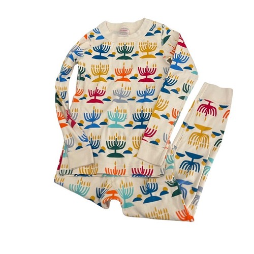Hanna Andersson Pajamas Size 5 Hanukkah Long Sleeve Set Outfit Colorful
