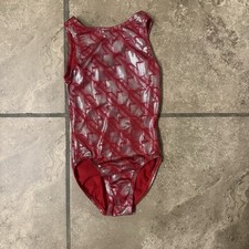 GK Childs medium star leotard Red And Silver