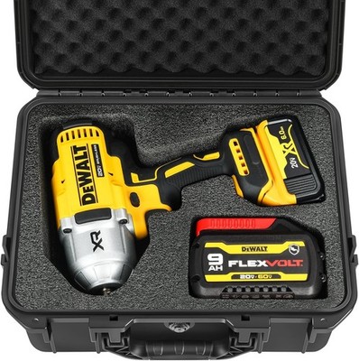 Case for Dewalt Impact and Torque Wrench - Waterproof Hard Tool Box for Dewal...