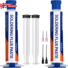 Solder Flux Paste, 2 Sets No Clean Soldering Flux for Electronics Desoldering, S
