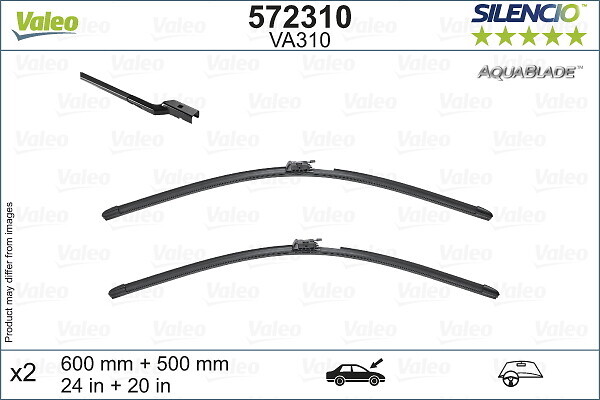Valeo 572310 Scheibenwischer FüR Volvo-image