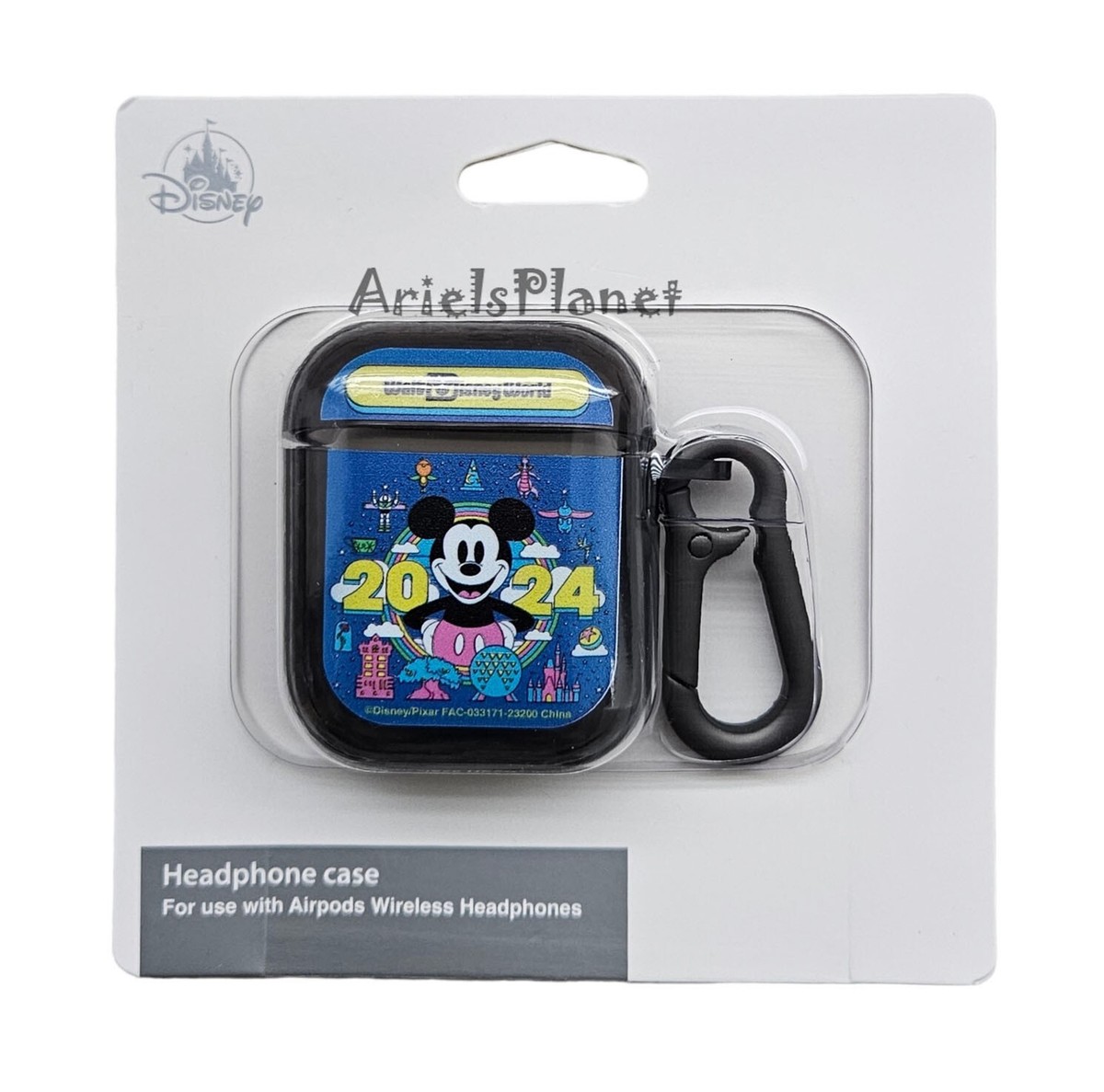 【Disney】WDW 4パークス アイコン AirPods/AirPods Proケース Walt Disney World 4 Parks Mickey Mouse Airpods Headphones