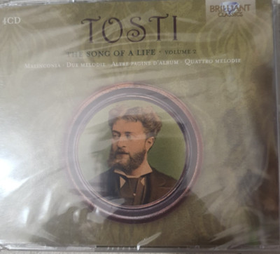 FRANCESCO PAOLO TOSTI -BRILLIANT CLASSICS THE SONG OF A LIFE VOL.2 CELLOPHANATO