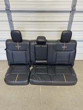 2017-2026 Ford F150 F250 F350 F450 Platinum Rear Seats Seat Black Leather Crew