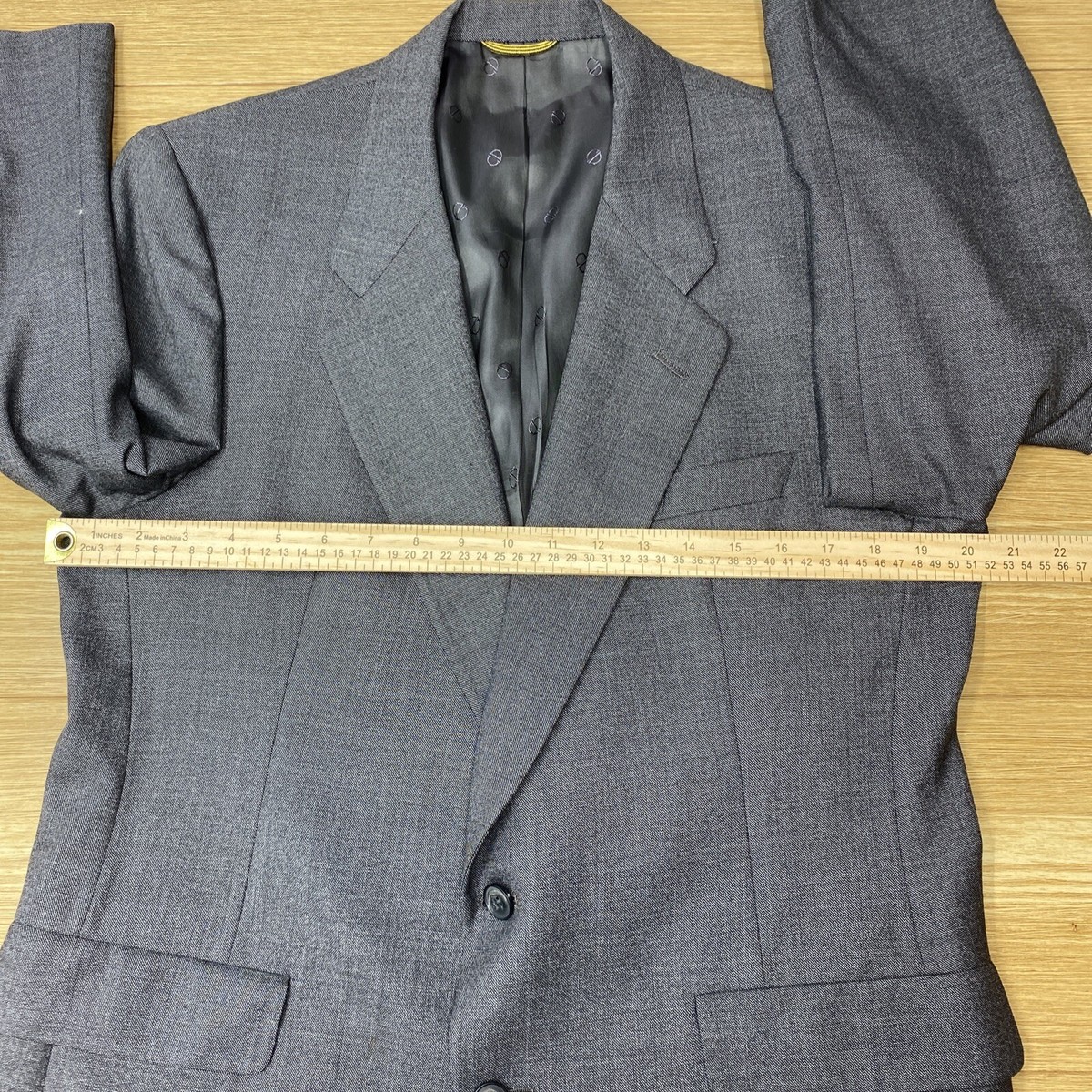 Christian Dior Suit Jacket Men's Two Button Sport Coat Gray Christian Dior Suit Jacket Men's Two Button Sport Coat Gray
