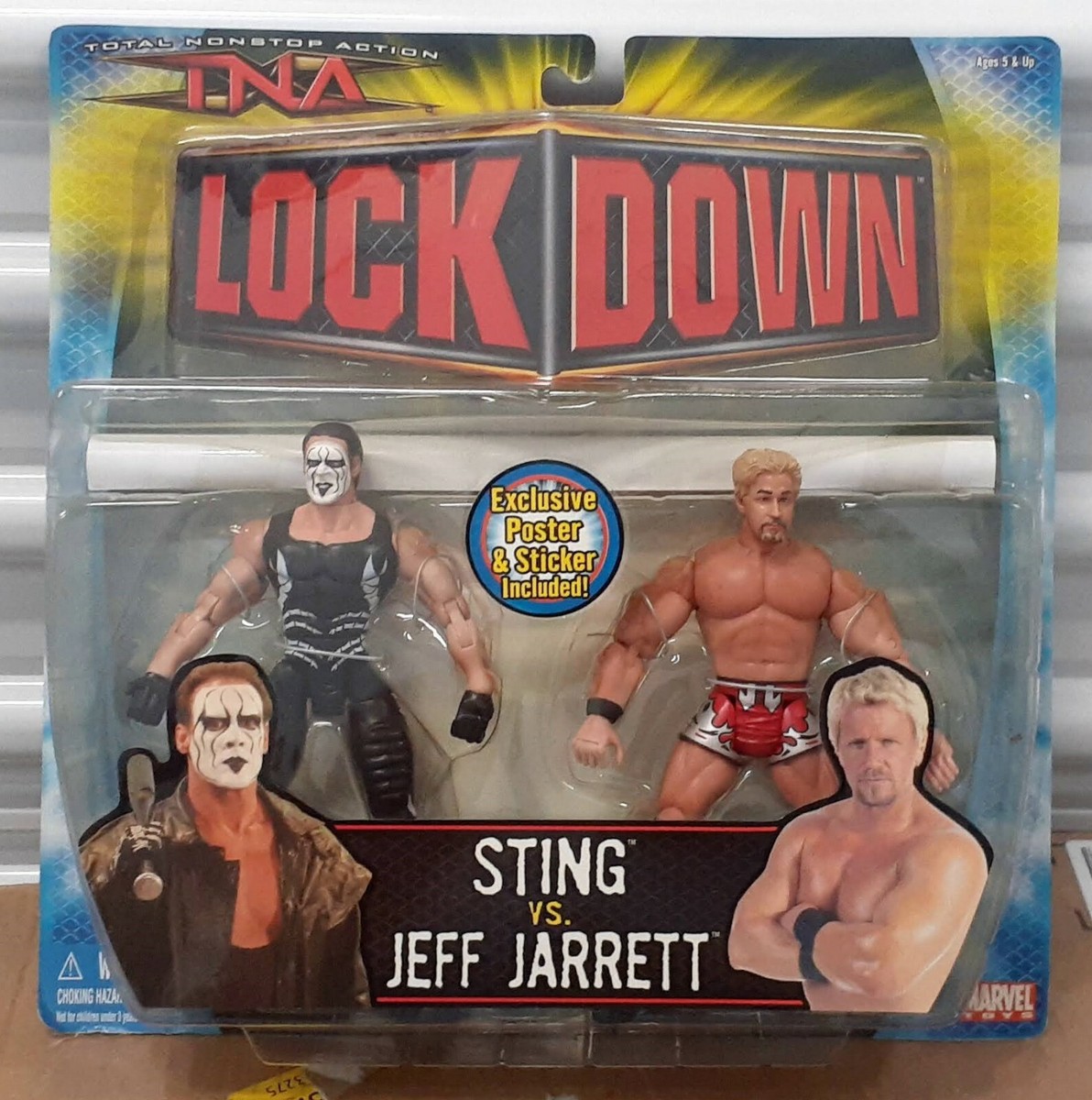TNA Total Nonstop Wrestling Lock Down Series 3 Sting vs Jeff